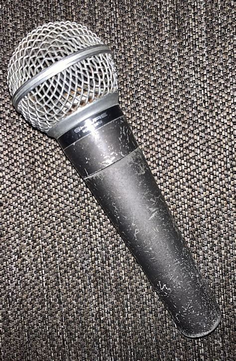 Vintage S Shure Sm Microphone Made In The Usa Reverb