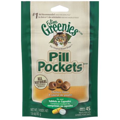 Pill Pockets Cat Chicken 1.6oz