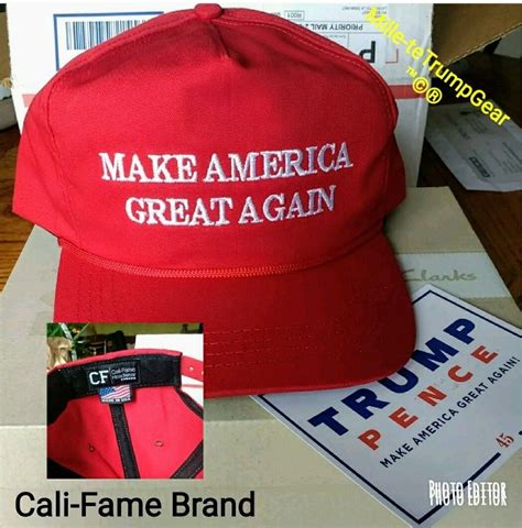 Authentic New Cali Fame Donald Trump Make America Great Again Maga