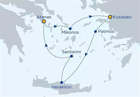 Crucero En Grecia De Noches Egeo Ic Nico Desde Atenas