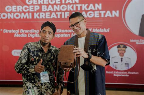 Siaran Pers Menparekraf Dorong Pelaku Ekraf Di Magetan Miliki Hak