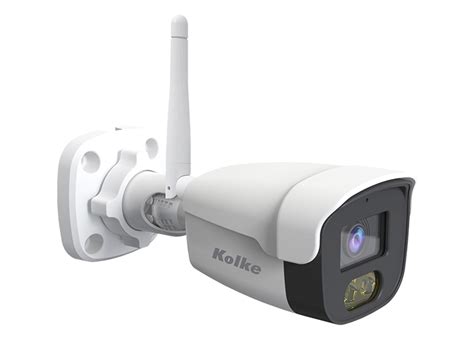 Kit De Seguridad Kolke Wifi Nvr De Canales P C Maras Fhd Con