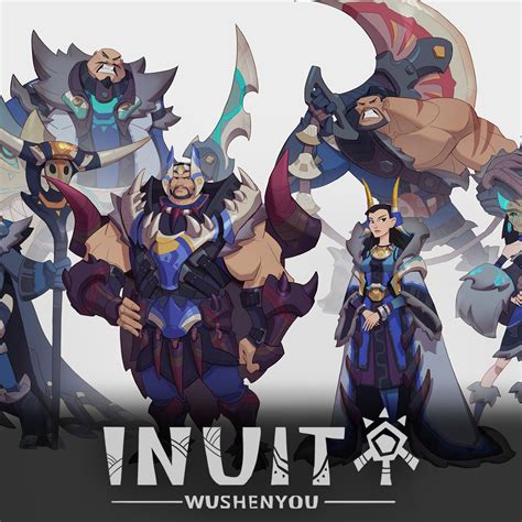 INUIT Design concept by wu shenyou | Character sketches, Character ...