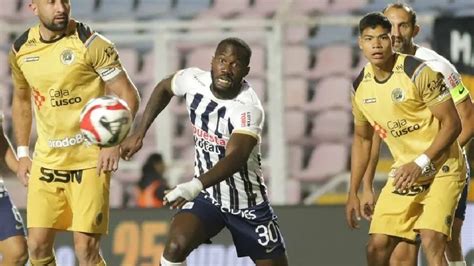 Goles Alianza Lima Vs Cusco Fc Ver Resumen Y Video Del Partido