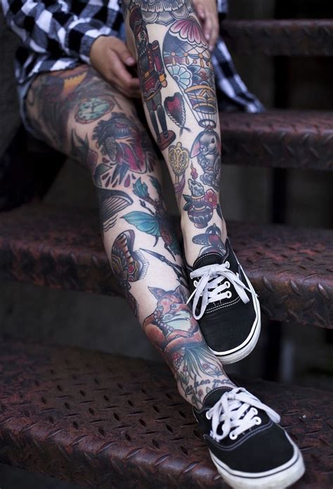 Tatouage Jambe Faites Vous En De Belles En Photos Leg Sleeve