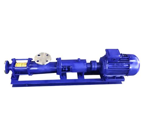 G Type Sludge Reflux Eccentric Screw Pump Single Screw Pump Factory