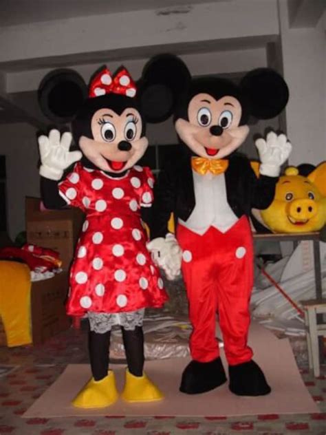 Mickey Or Minnie Mouse Lookalike Mascot Costume Hire Etsy UK