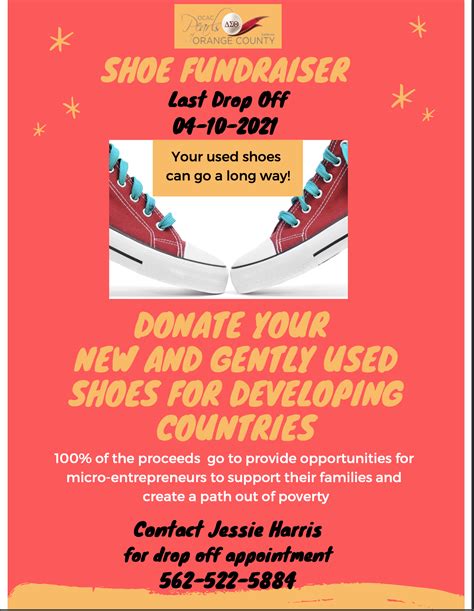 Shoe Drive Fundraiser — Orange County Ca Alumnae Chapter Of Delta