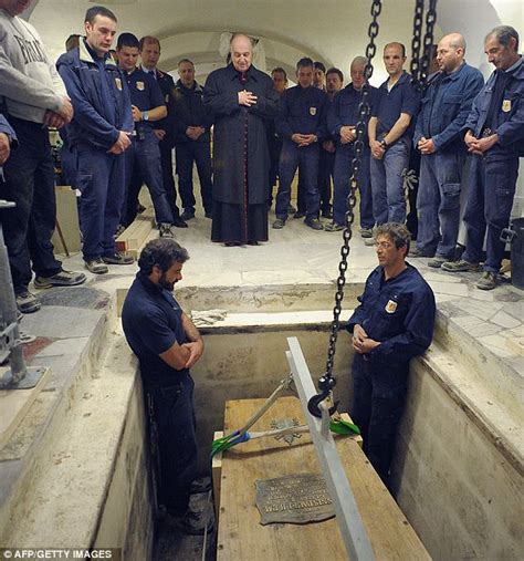 Body of late Pope John Paul II exhumed ahead of his beatification in ...