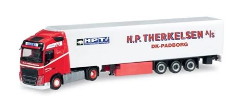 HERPA CAMION Volvo FH GL Avec Remorque Frigorifique Aux Couleurs Du