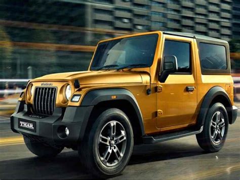 Mahindra Thar 4×2 Rwd लाँच जाणून घ्या ऑफ रोड Suv ची किंमत इंजिन