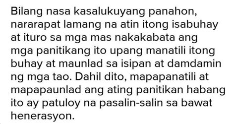 1 Bilang Isang Mag Aaral Paano Mo Mapapaunlad Sa Iyong Sariling Ang