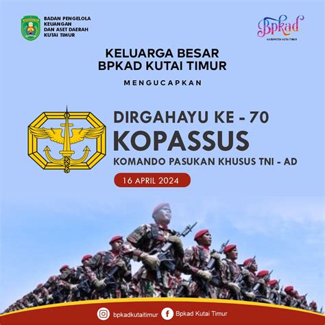 Dirgahayu Ke 70 Kopassus Upnews Id