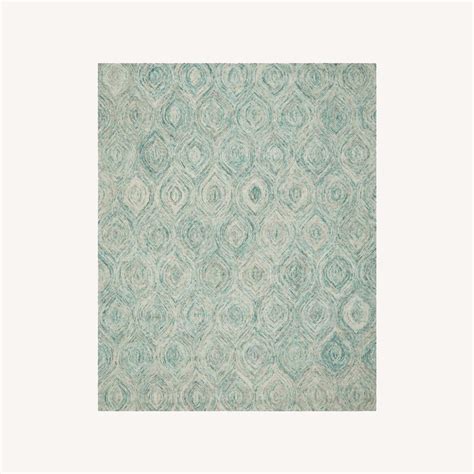 Safavieh Handmade Ikat Seafoam Wool Rug Aptdeco