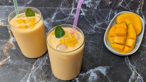 দুই মিনিটে তৈরি আমের লাচ্ছি Mango Lassi Recipe Mango Drink Recipe