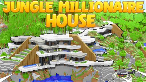 Jungle Millionaire Mansion By Pixell Studio Minecraft Marketplace Map