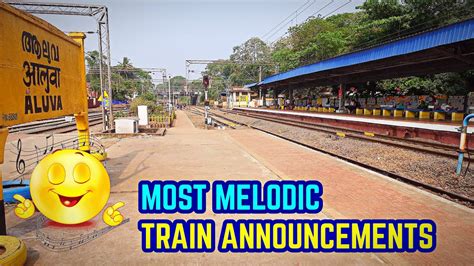 Most Beautiful 3 Train Announcements Of Trivandrum Division YouTube