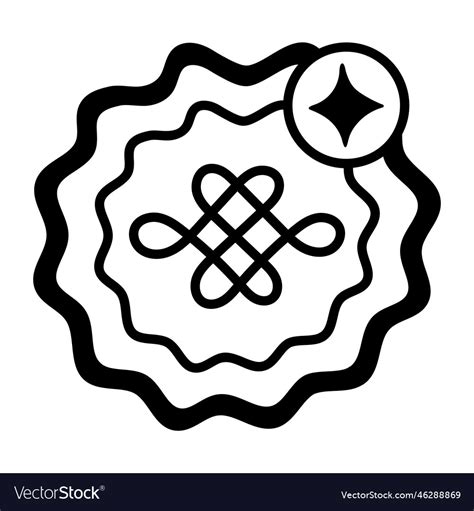 Chinese Knot Royalty Free Vector Image Vectorstock