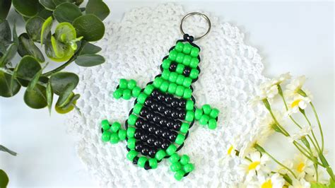 How To Make Turtle Shaped Keychain With Ponybeads YouTube