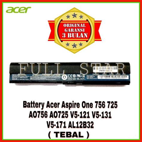 Jual Baterai Original Notebook Acer Aspire One Ao Ao V