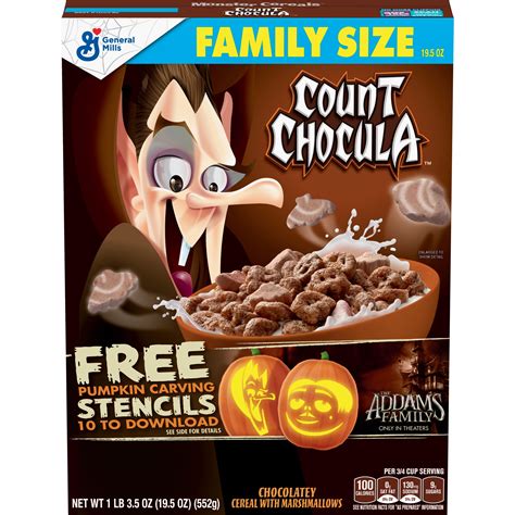 General Mills Breakfast Cereal Count Chocula Halloween Chocolatey