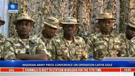 Nigerian Army Press Conference On Fight Against Boko Haram Dec 23