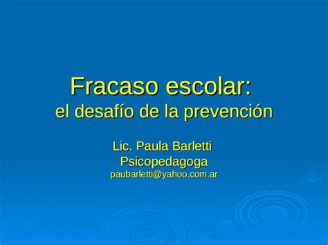 PPT Pau Fracaso Escolar 1 Ppt DOKUMEN TIPS