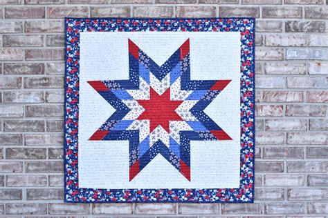 Lone Star Quilt Block Tutorial Using 2 12 Strips And No Y Seams