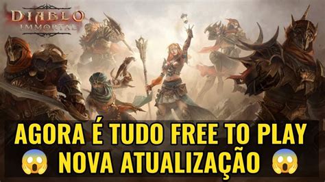 QUE LOUCURA AGORA É TUDO F2P NO DIABLO IMMORTAL ESSA NOVA