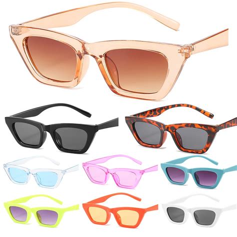 New Fashion Cat Eye Cermin Mata Viral Cat Eye Shades Sunglasses Women