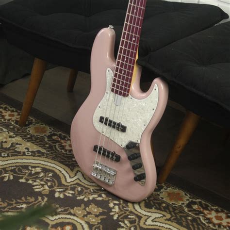 Baixo Cordas Ativo Studebaker Daytona Plus Emg Shell Pink