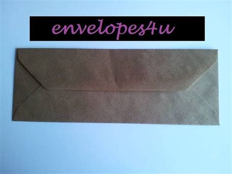 Brown Ribbed Kraft Envelopes For Greeting Cards FREE P P UK Premium