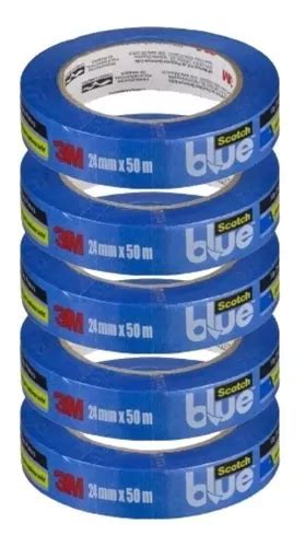 Rolos Fita Crepe Scotch Blue Mmx M Blue Tape M Parcelamento