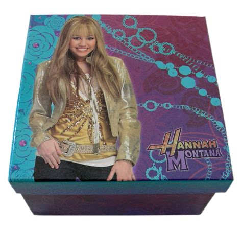 Disney's Hannah Montana Blue and Purple Colored Keepsake Jewelry Box ...