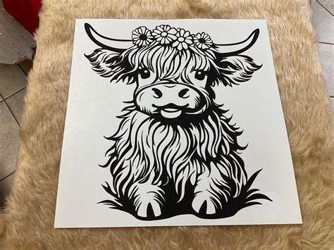 Highland Cow Screen The Printing B