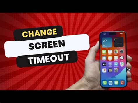 How To Change Screen Timeout On IPhone Redway