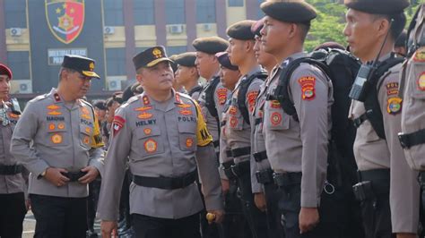 Polda Lampung Turunkan Personel Amankan Pemungutan Suara Pemilu