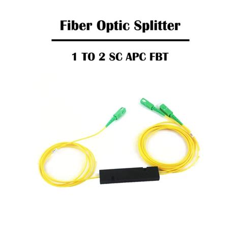 Ready To Sc Apc Fbt Fiber Optic Splitter X Sm Single Mode Ftth