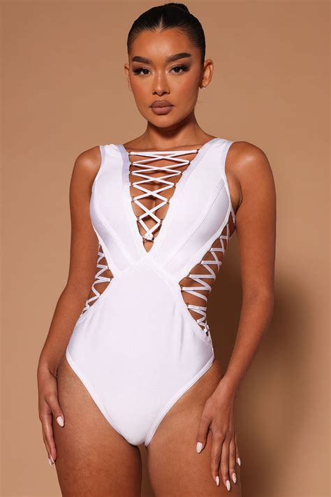 Melody Bodysuit White Fashion Nova Luxe Fashion Nova