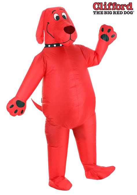 Inflatable Clifford the Big Red Dog Costume for Adults