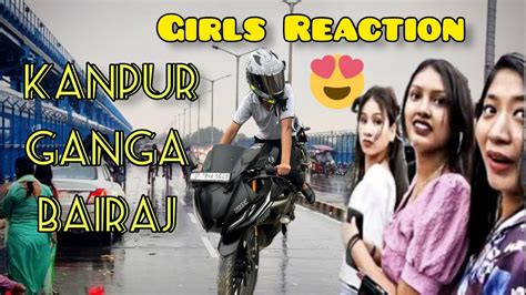 Cute Stranger Girl Reaction On Bike Stunts😍 Kanpur Ganga Bairaj Training Back Workout