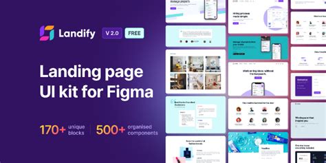 Landify Landing Page Ui Kit V2 0 Community Figma Community