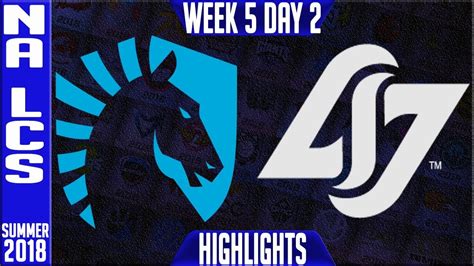 Tl Vs Clg Highlights Na Lcs Summer Week Day Team Liquid Vs