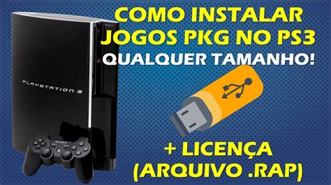 COMO INSTALAR E JOGAR JOGOS ISO PKG E PASTA NO PLAYSTATION 3