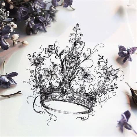 Pin By Edward Holder On Boredpanda In Crown Tattoos For Women