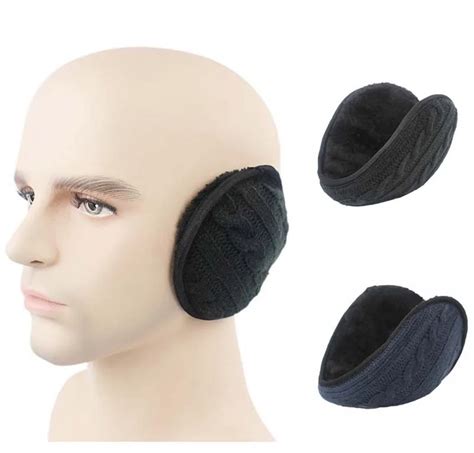 New Fashion Winter Unisex Men And Women Knit Warmer Earmuff Warm Plush