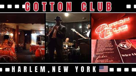 Cotton Club Harlem New York City Saturday Night Jazz Youtube