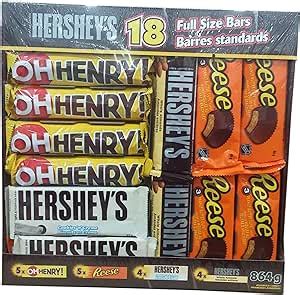 Hershey's Full Size Bars Pack of 18, 864g : Amazon.ca: Grocery & Gourmet Food