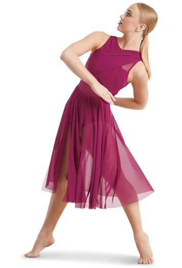 MC Preloved Solo Balera Mulberry Mesh Wrap Midi Dress Size MC Dance