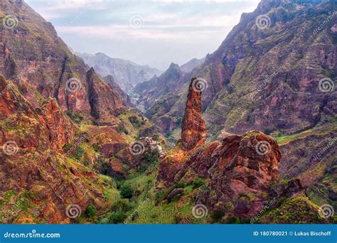 Hiking Path in Santo Antao, Cape Verde Stock Image - Image of nature ...